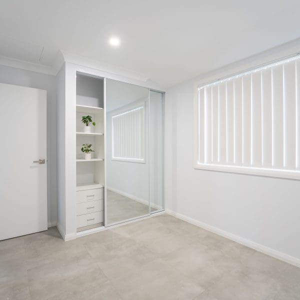 Forrester Road NSW NDIS Granny Flat bedroom with wardrobe