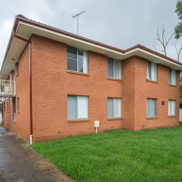 Penrith supported independent living NSW 8 unit apartment building side view