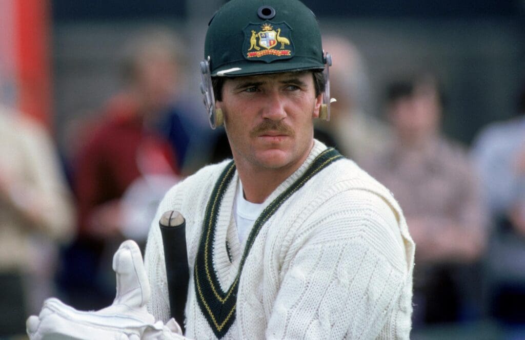 Australian cricketer Allan Border living with a disability